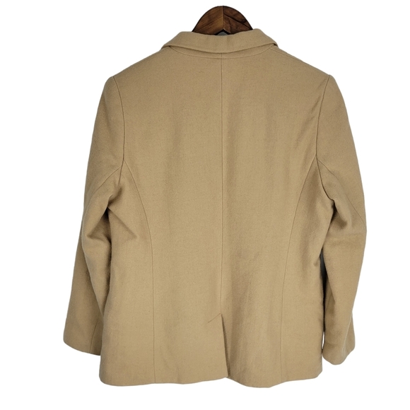 Sag Harbor camel colored 100% wool blazer size 12P - Picture 5 of 13